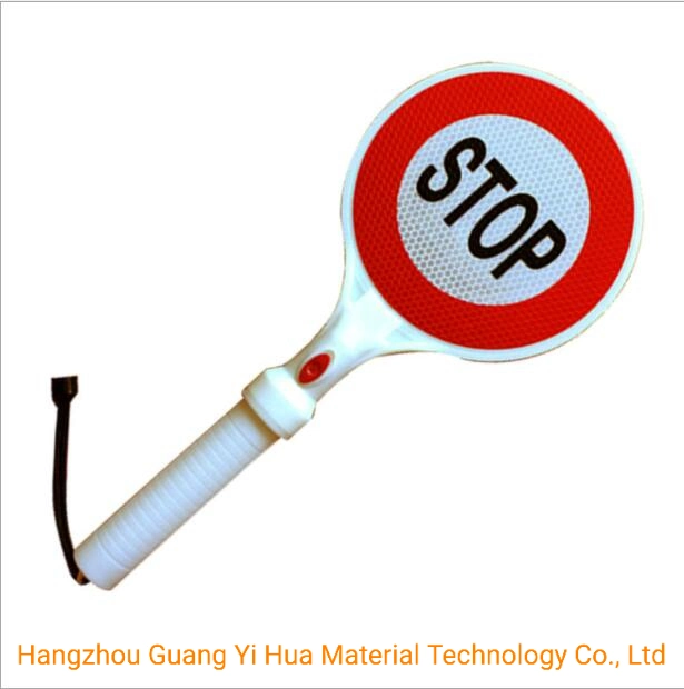 Handle Solar Powered Traffic Light Flasher Barricade Portable LED Warning Lights Traffic Warning Flasher