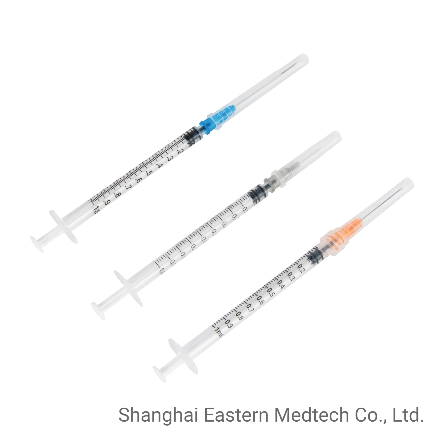China Wholesale Medical Supply Classic 1ml 3-Part Disposable Sterile Syringe for Vaccine Injection Use