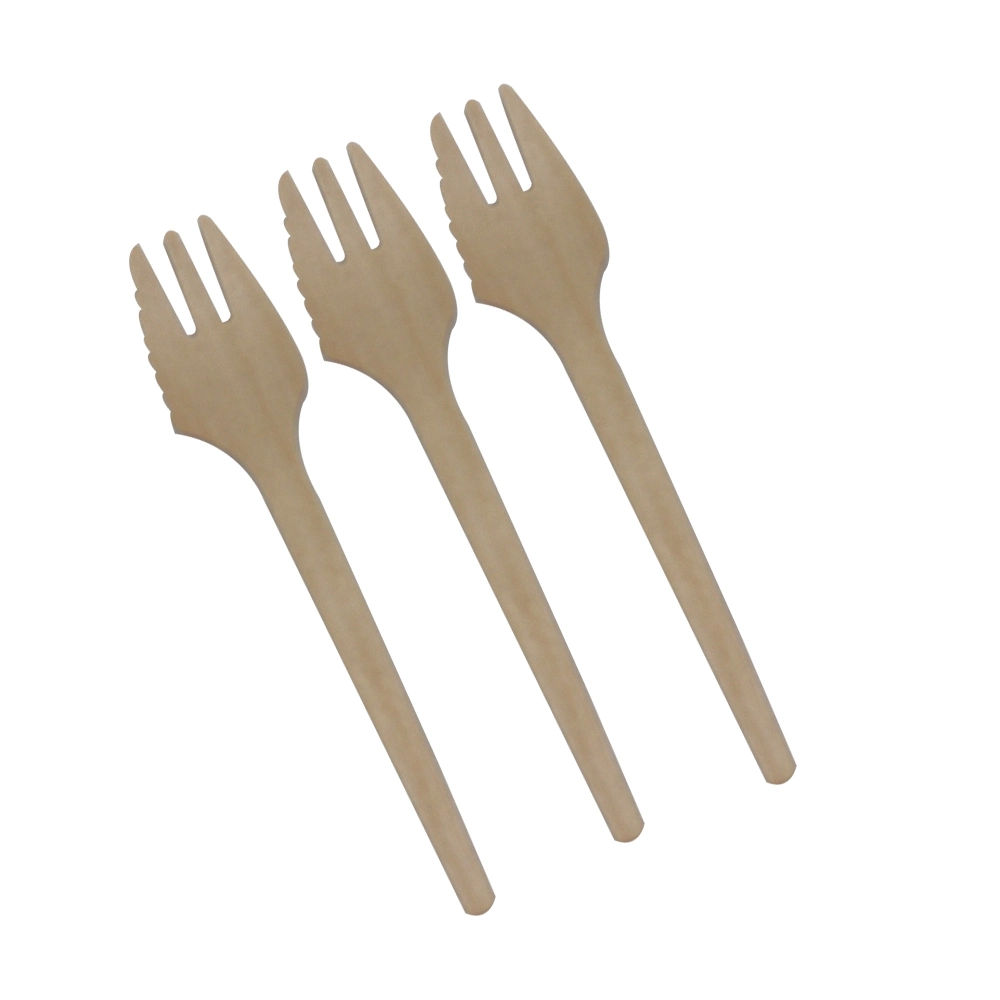 Disposable Tableware Natural Birch Wood Knife Wood Spoon and Fork