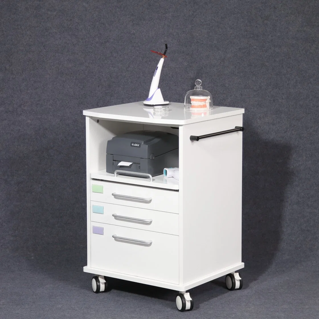 Luxury Clinic with Mobile Dental Cabinet High quality/High cost performance  Stainless Steel Mobile Dental Cabinet Furniture for Sale