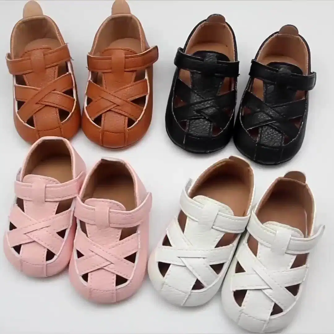 Spring and Summer Casual Walking Shoes and Breathable PU Leather Baby Shoes
