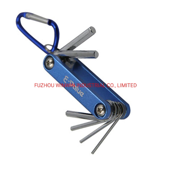 6-Piece Folding Flat Hex Key Set (WW-KJHF06)