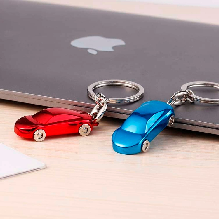 3D Offset Printing Zinc Alloy Keychain Audi Car Model Decoration Keychain