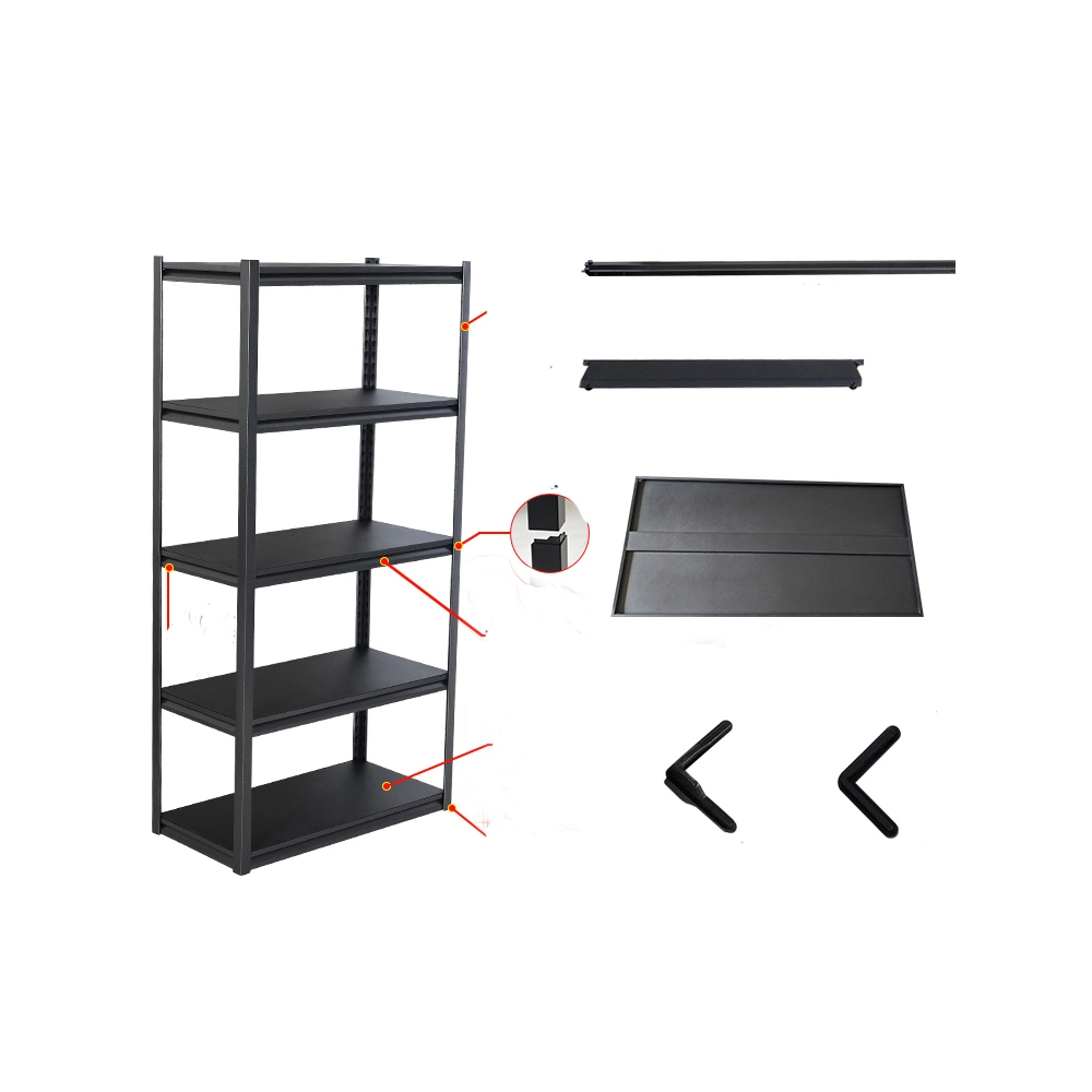 Steel Office Home Corner Steel Shelf Rack Toy Metal Storage Shelves