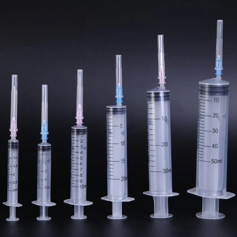 Medical Disposable Sterile PP Luer Slip/Lock Syringe 1ml 3ml 5ml 10ml