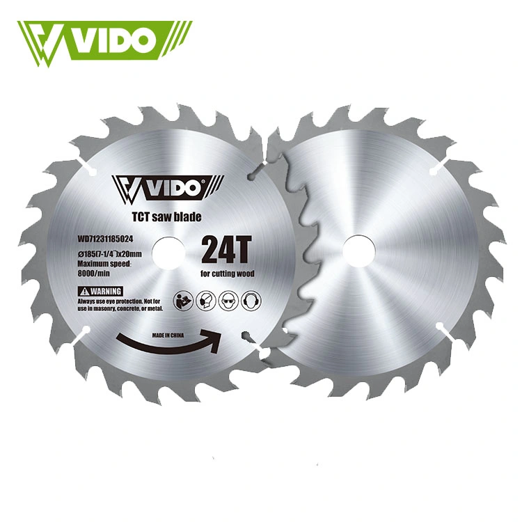 Vido Band 7in 185mm 24t Electric Power Wood Saw Cutting Machine Blade