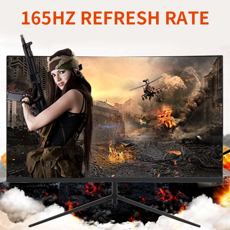 Mejor Precio IPS va Free Sync LED LCD VGA DP USB FHD 144Hz PC de juegos Monitor Curved 27 PC de juegos