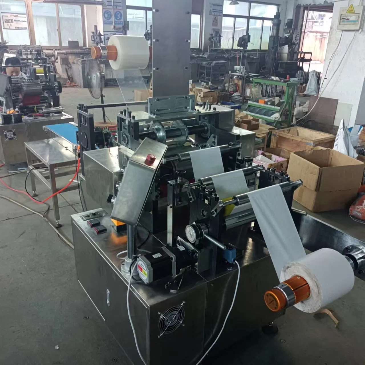 Medical Tongue Depress Flat Press Packing Machine