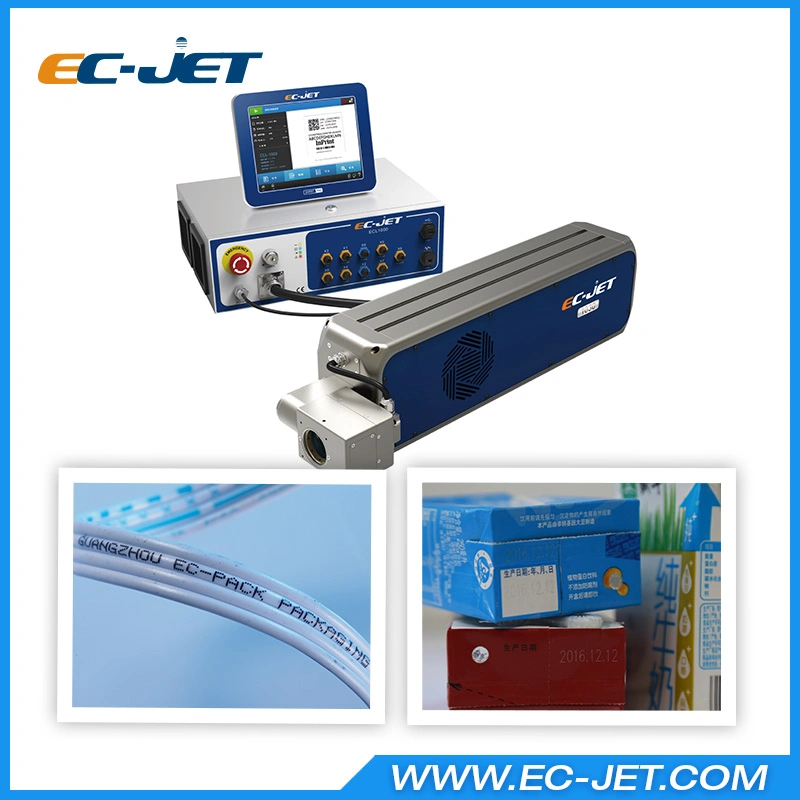 Barcode Printing Machine CO2 Laser Printer for Plastic Bottle (EC-laser)