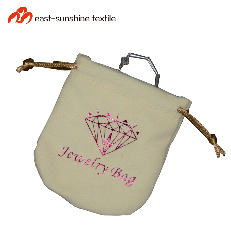 Custom Made Small Drawstring Jewelry Pouch (DH-MC0334)