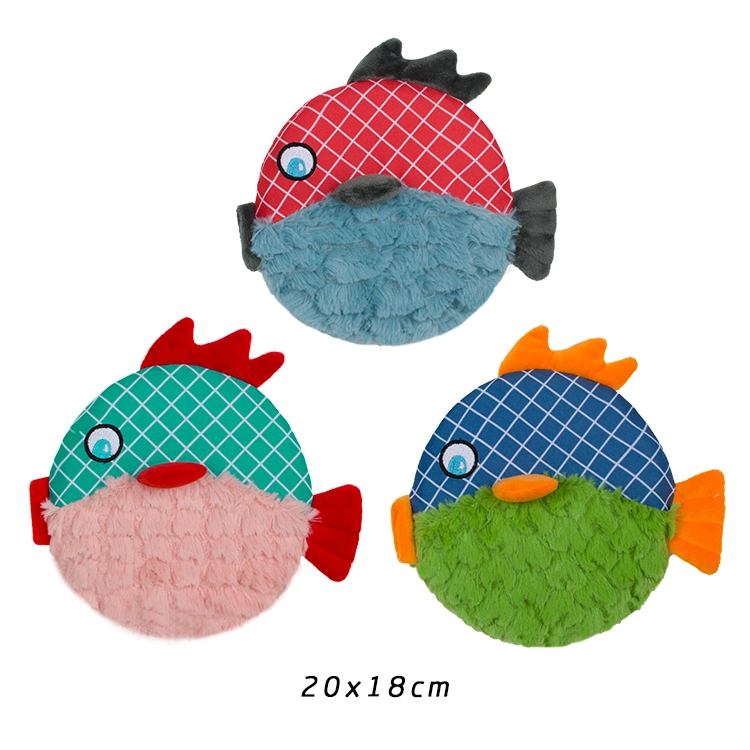 Rena Pet Nuevo Diseño Clásico Diversión interactiva duradera y saludable Charater Fish Play Plush Toy