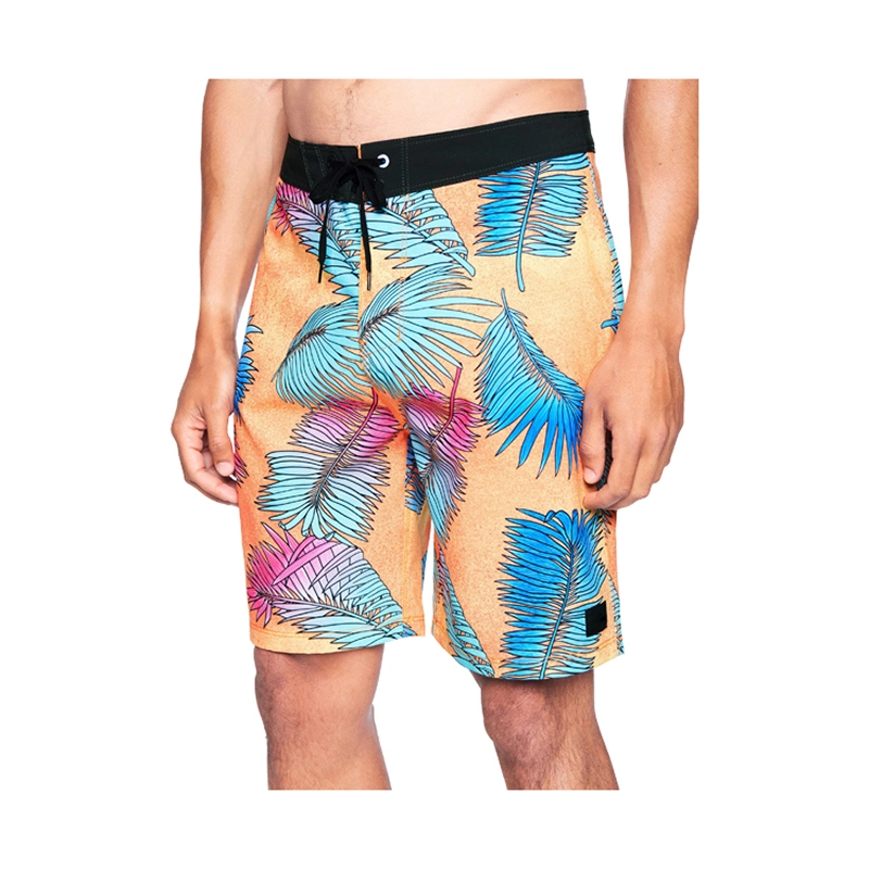 Ropa de playa negra de secado rápido Bañador Sublimated Shorts Fabricantes