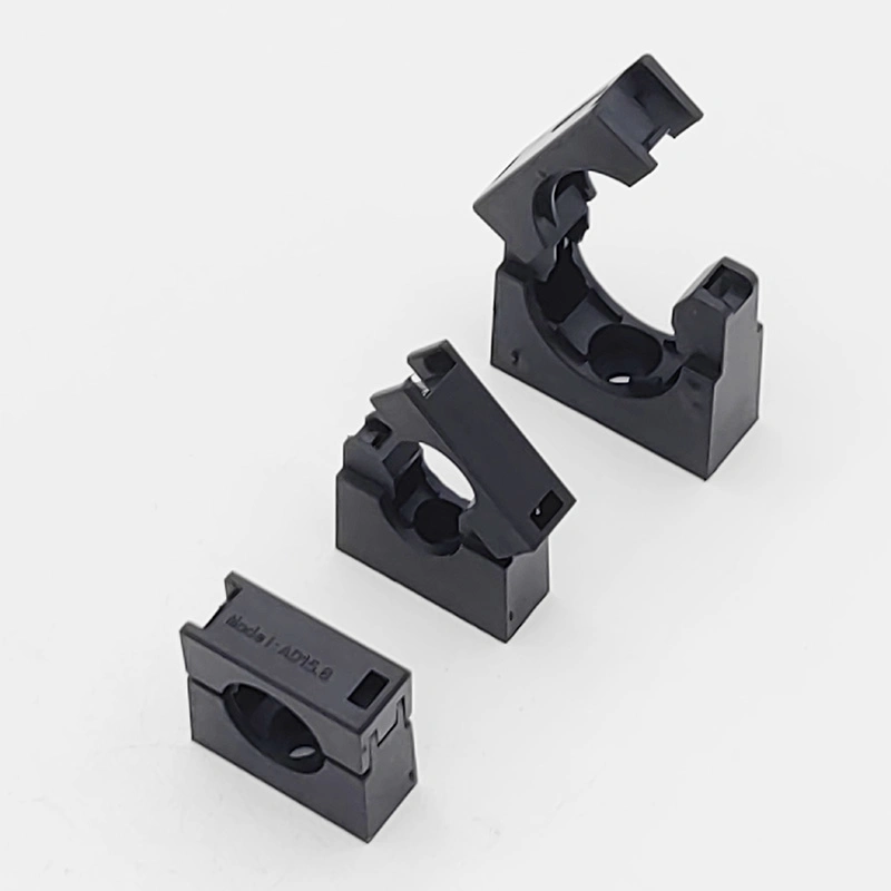 Nylon PA6 Mounting Clip for Flexible Corrugated Pipe Ad10 with Cover