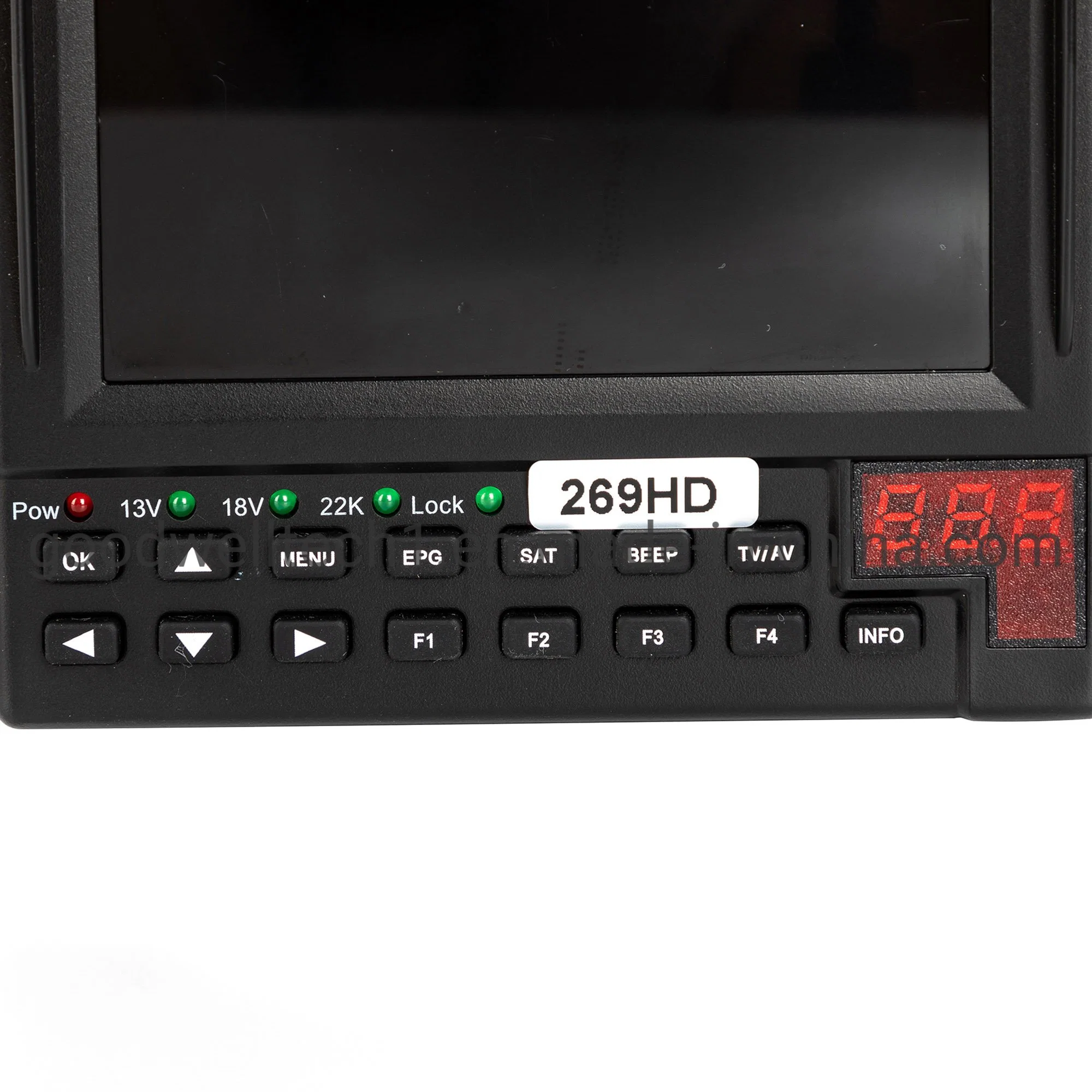 Tragbarer 4,3-Zoll-HD-Satellitenempfänger mit IPS-Panel