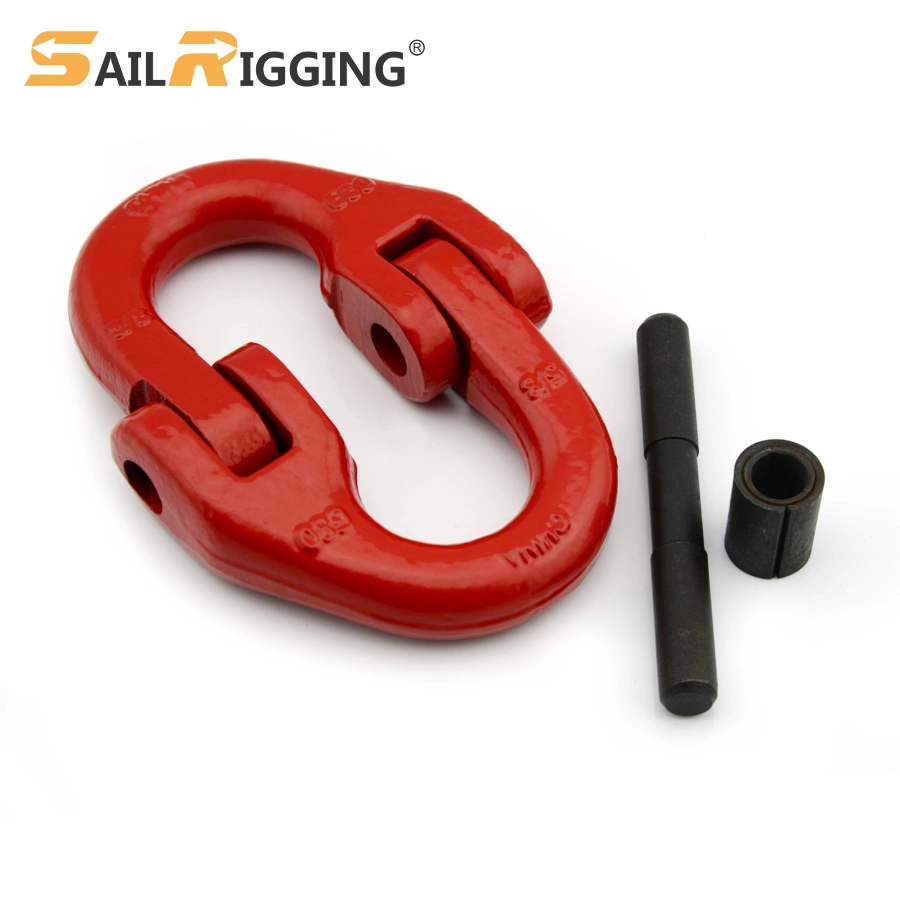 High Tensile G80 Alloy Steel Forged Connecting Link for Lifting Chain Slings Hammerlock Type A337