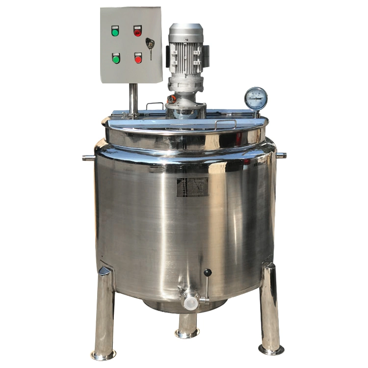 Chemical Steam Stirred Tank Palm Oil Mixing Tank Heating Soap Making Machine