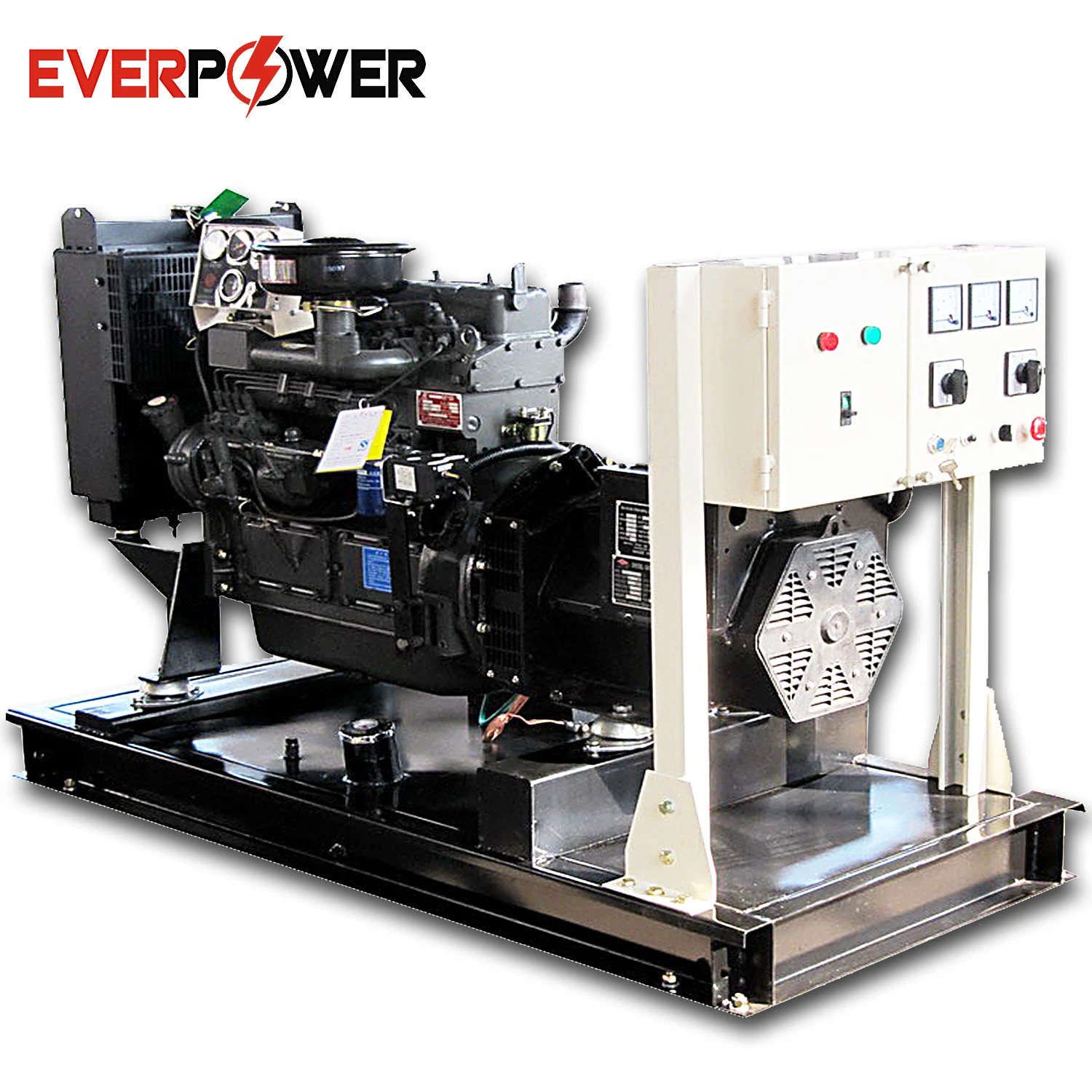 20kVA~375kVA Weifang Ricardo Open Silent Schalldichte Diesel Power Elektrischer Generator Set Genset Generating Set Factory Price