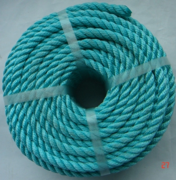 Chinese Manufacturer High Quality 3 Strands Plastic PP Packing Rope