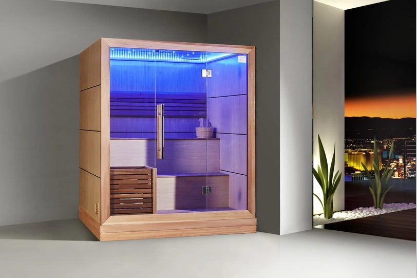 Finland Style Traditional Home Dry Steam Sauna Room (M-6054)