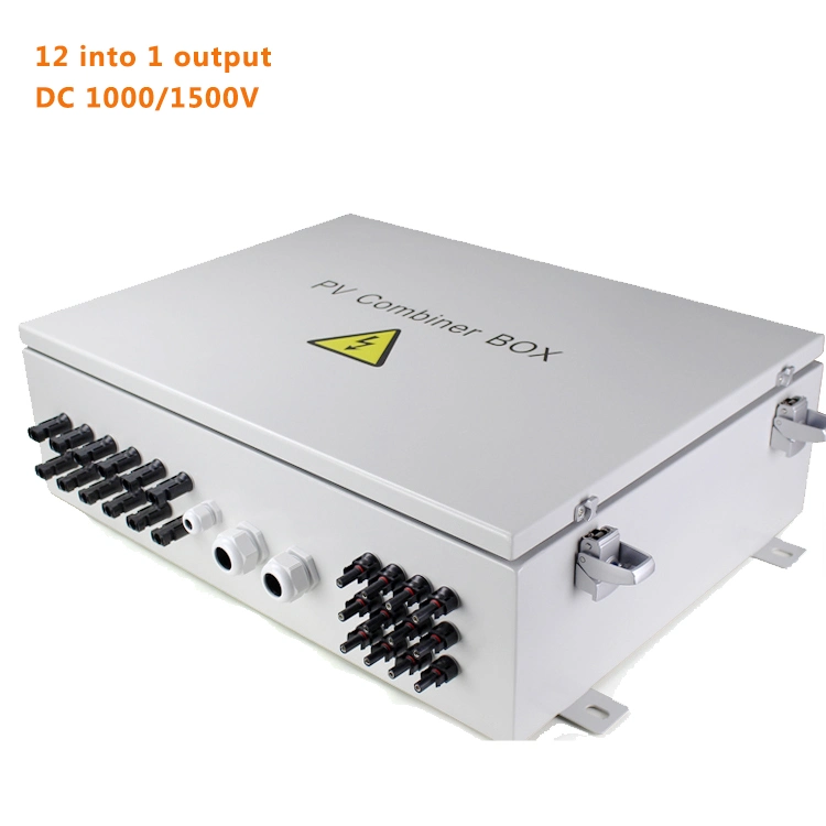 10 Strings Outdoor Box- Wall Mounted DC Combiner Box with Mc4 Connector 10/1