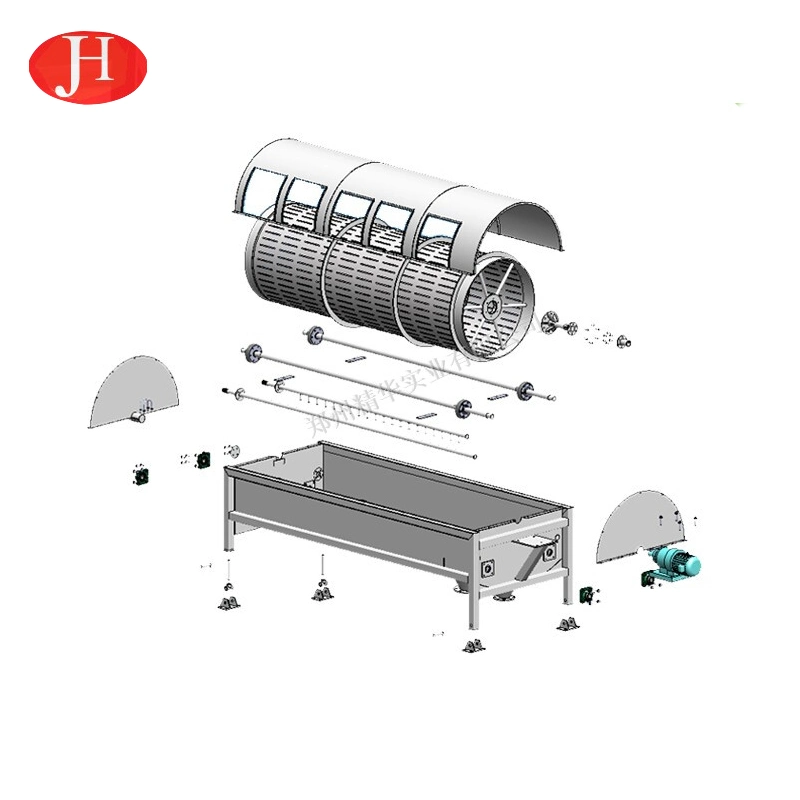 Automatic Electric Cassava Flour Milk Fiber Separator Plant Cassava Flour Product Process