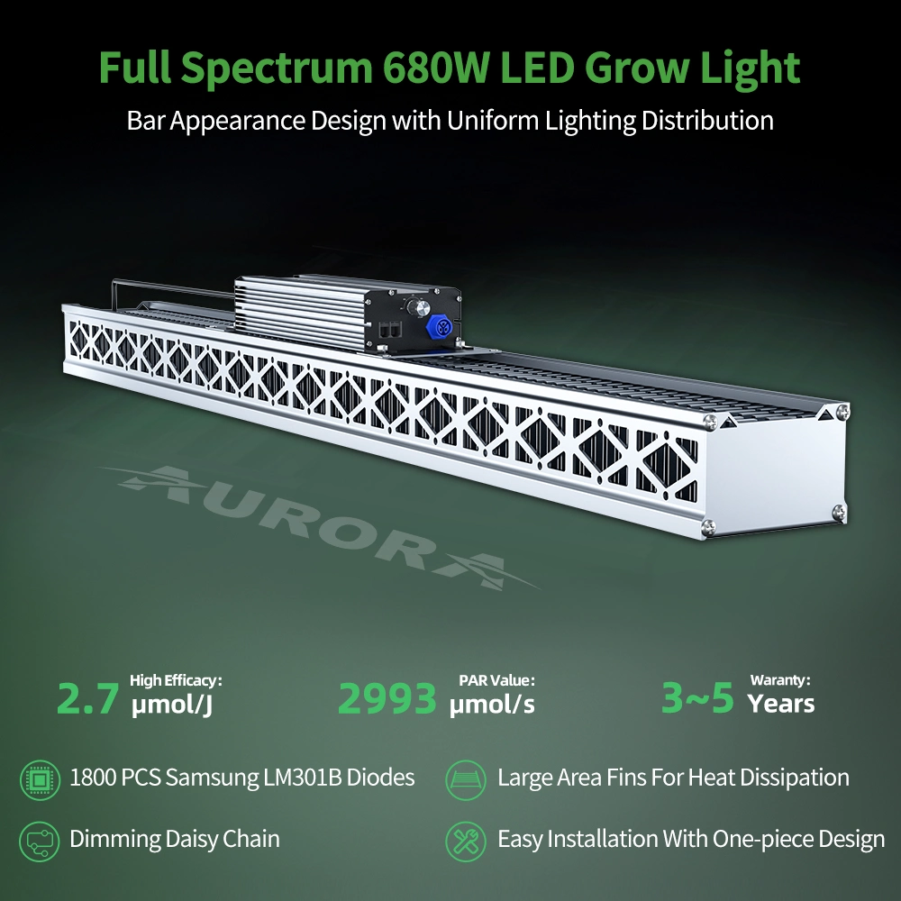 Full Spectrum Samsung Lm301b Custom UV ir 680W Bar LED Crecer Luz plantas Medicinales atenuables luces de crecimiento para plantas de invernadero Creciendo