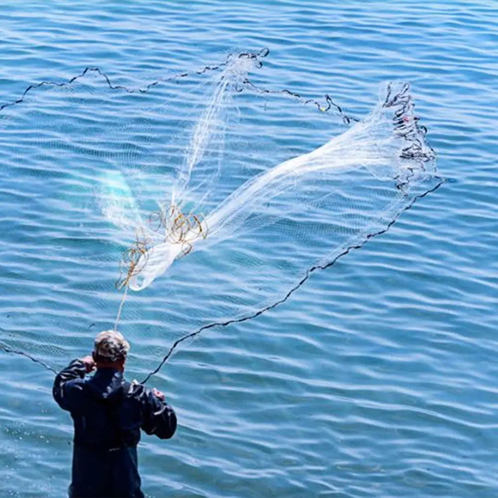 Handmade Saltwater Heavy Duty Real Zinc Sinker Weights Bait Trap Fishing Nets