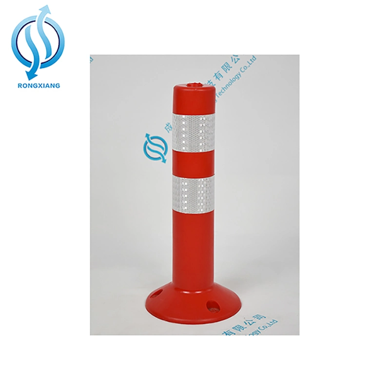 Manufacture Cheap PE PU Warning Post Traffic Safety Warning Bollard Plastic Warning Pole Post