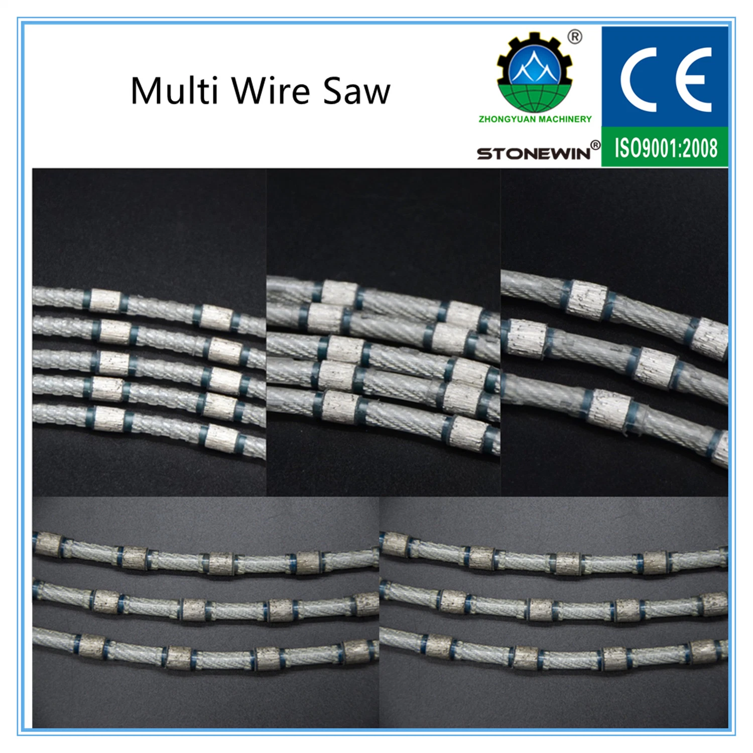 Zy-Zg07 Good Quality Multi Diamond Wire Saw Rope for Granite Marble Sand Stone Cutting