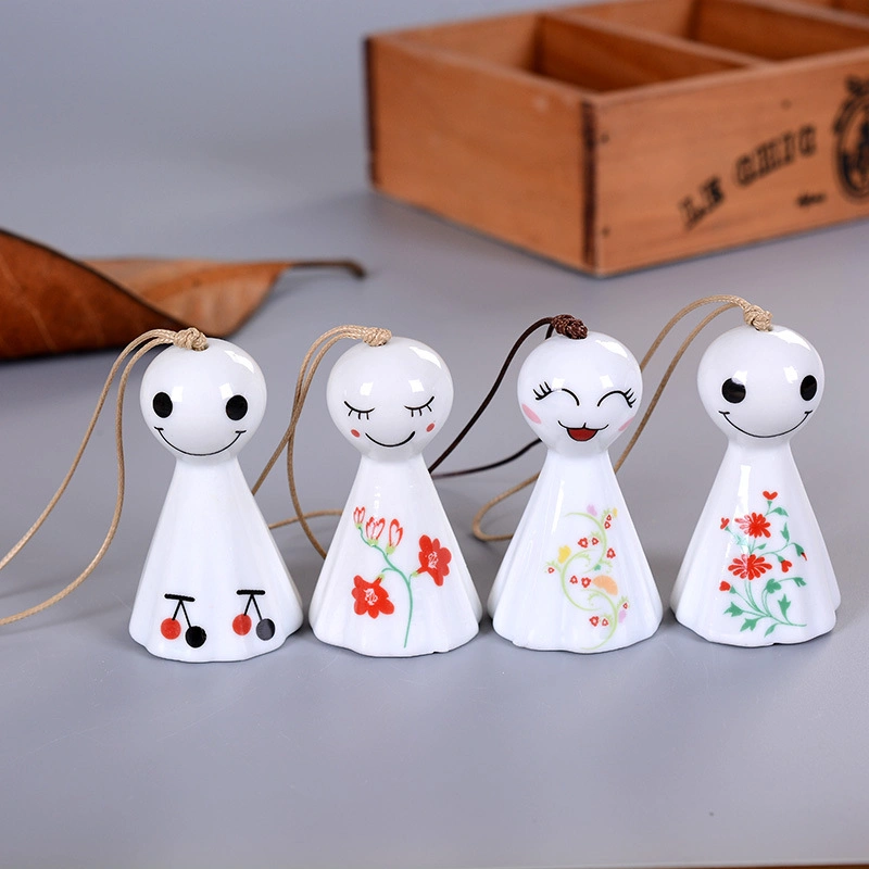 Sunny Day Doll Ceramic Wind Chime Hanging Decoration Chinese Style Business Gift