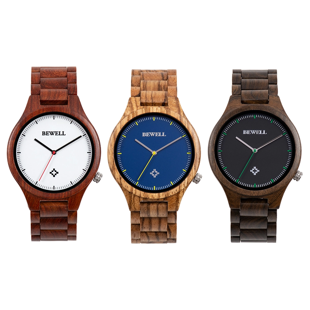 Ready to Ship Luxury Wooden Watch Men 100% Natural Wood Japanese Movt Custom Quartz Watch