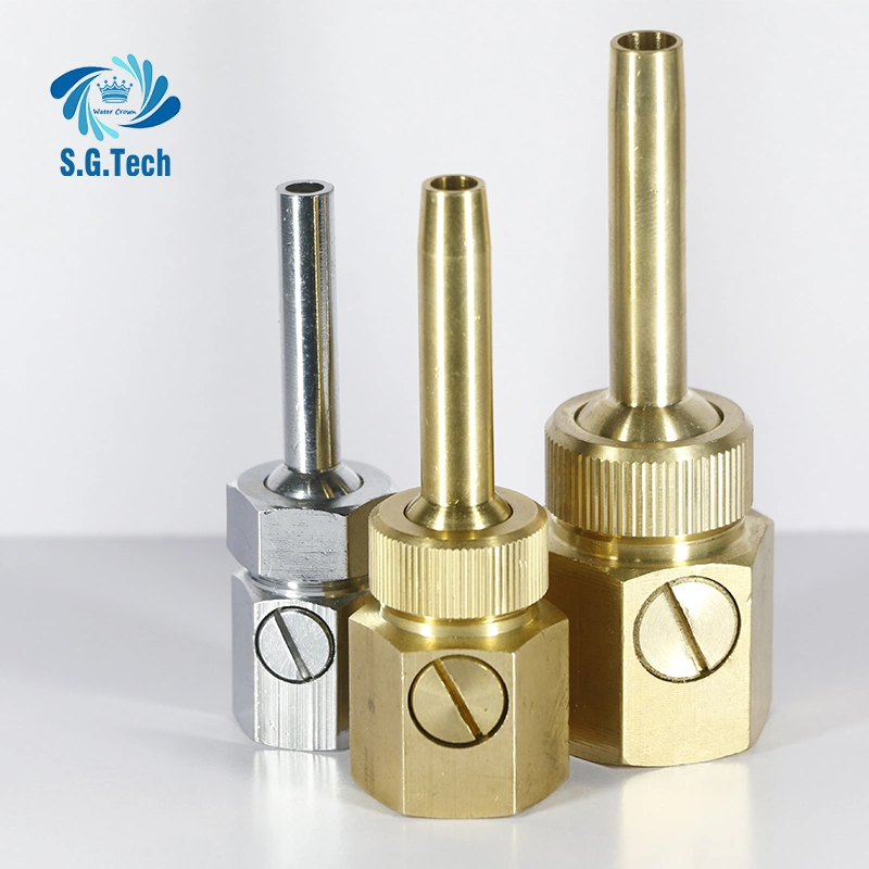 Fast Delivery Adjustable Direct Injection Copper Water Nozzle Stainless Steel Wholesale/Supplier Fountain Nozzle