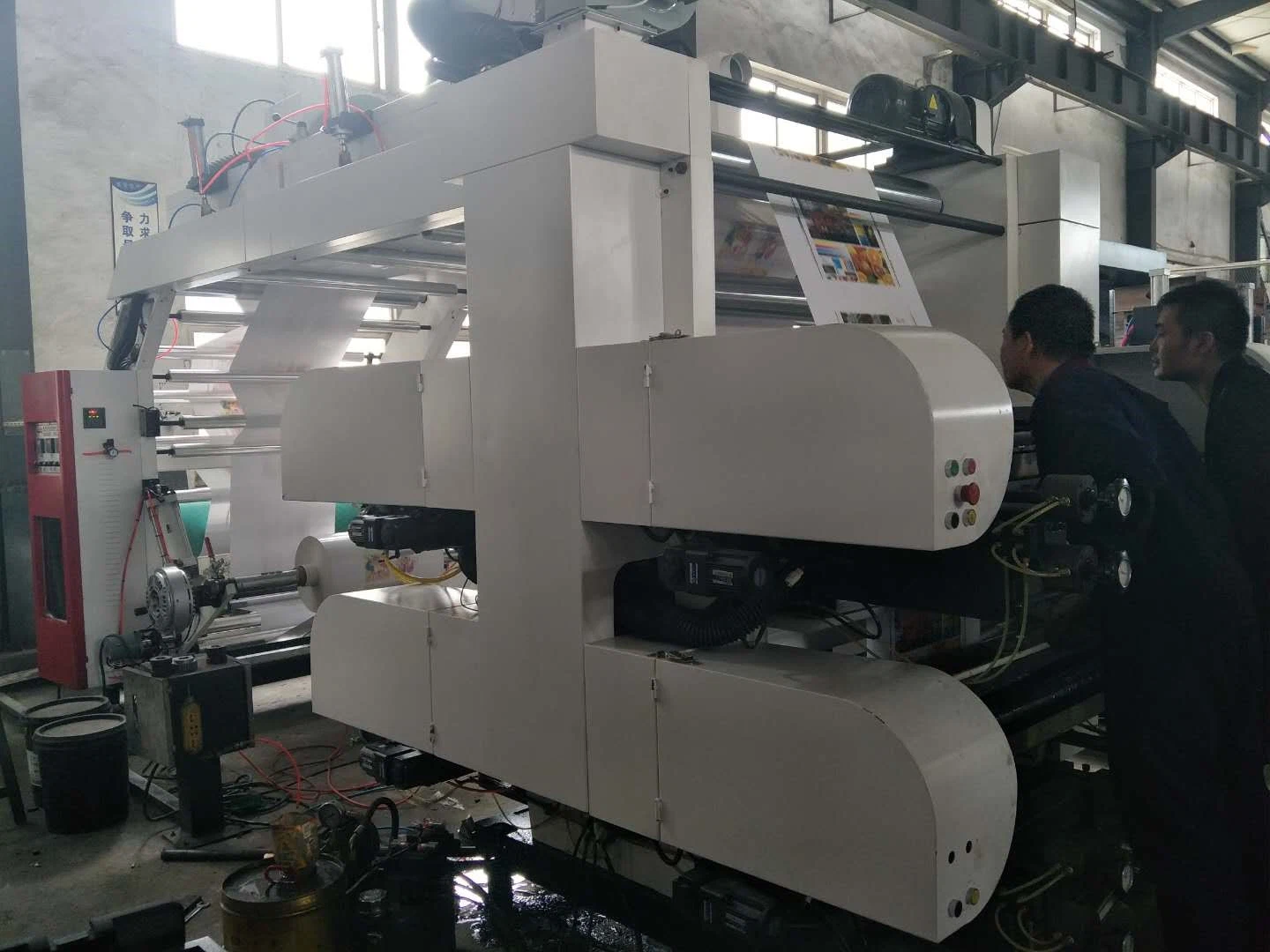 Plastic/PE Bag Making Flexo Printing Machine 2 Color High Speed Flexographic Printers Machine Price