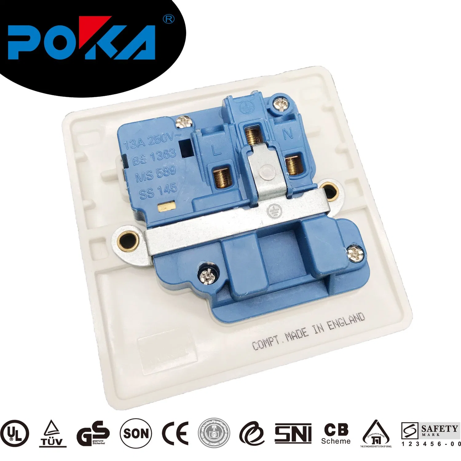 32/20/16A Power Universal Socket Dimmer Switch with Fixing Screws