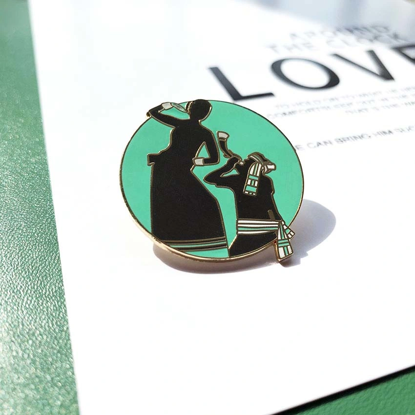 Lovely Promotional Items Enamel Pin China Fashion Factory Customized Metal Metal Custom Security Badges