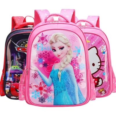 Mochila para criança escolar em pele PU