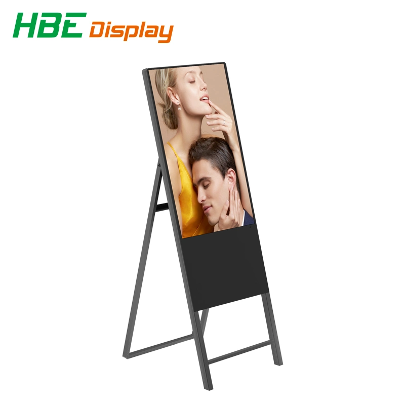 IR Touch Screen Advertising 43-65 Inch LCD Stand Display