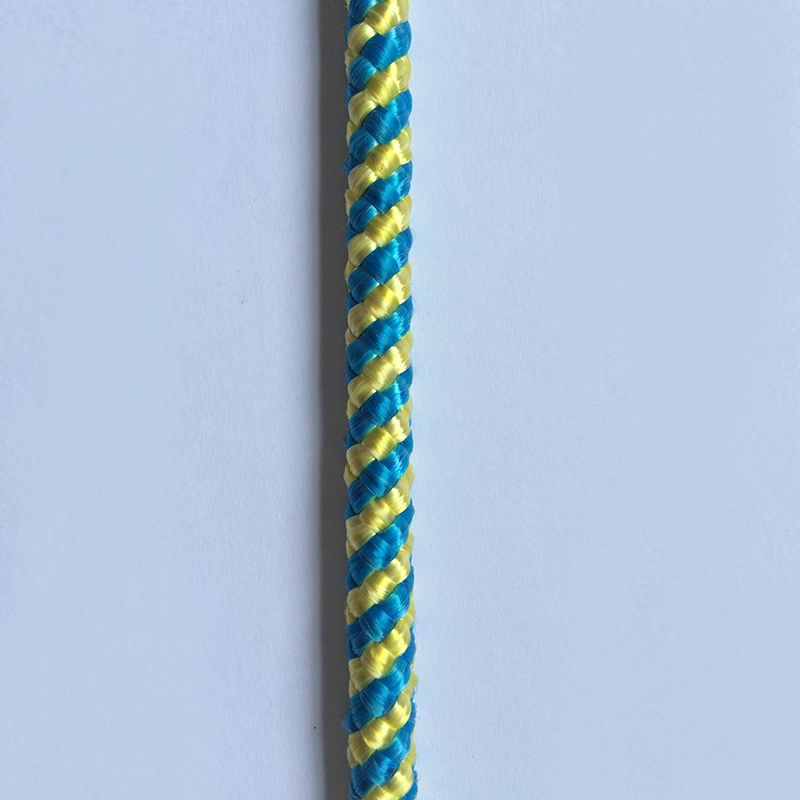 18mm Colorful Solid Double Braided Icerescue Polyester Rope