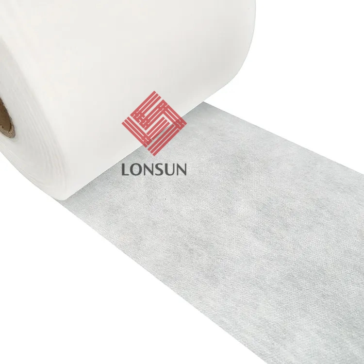Super Soft Hot Air Through Cotton Nonwoven Fabric Raw Materials for Sanitary Pads Baby Diaper Making