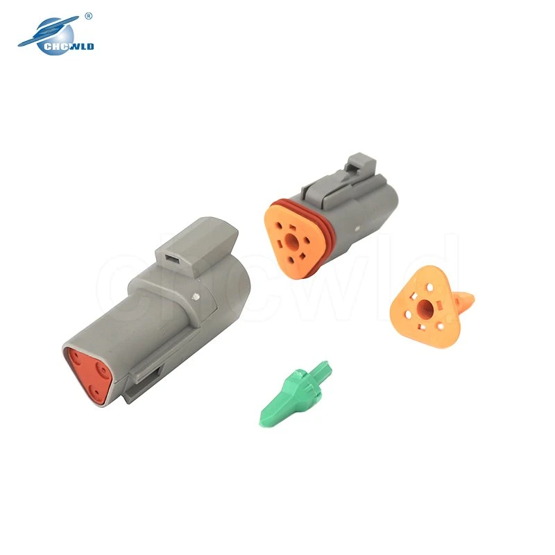 Alta cuantificación serie Dt Auto impermeable Dt04-2p 3p 4p 6p 8P 12p Dt04-2s 3s 4s 6s 8s 12s Deutsch Automotive Conector