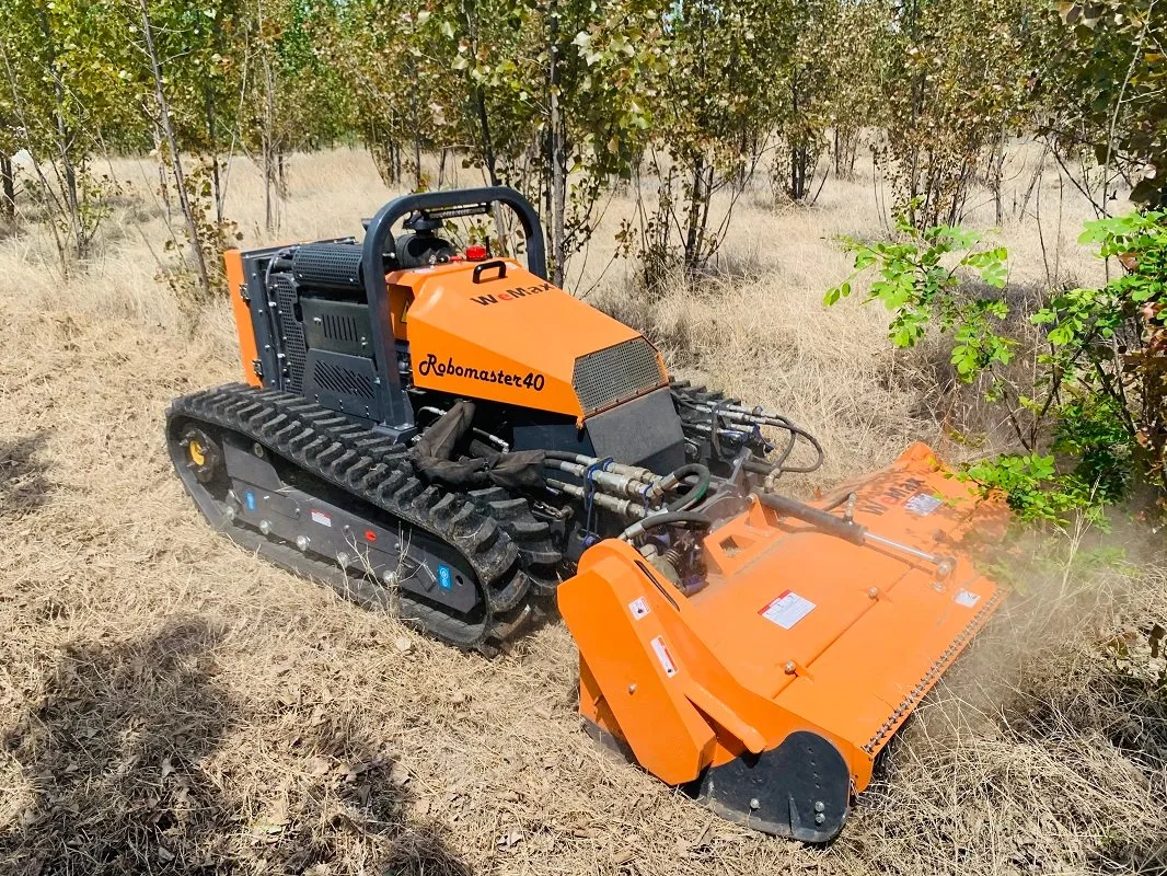 Multifunctional Remotely Controlled Petrol Driven Mowing Tracked Mower