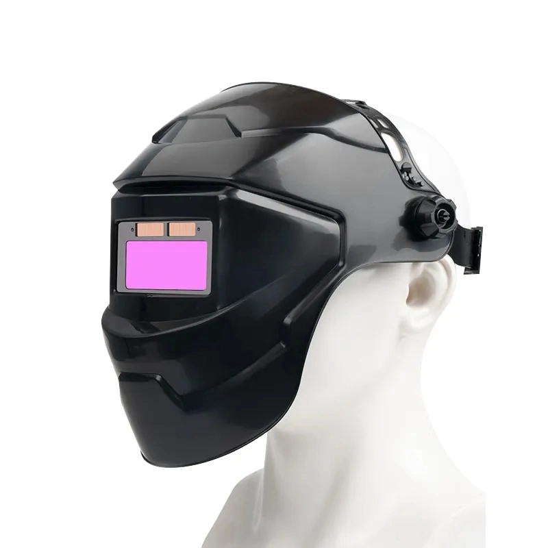 Máscara de soldadura elétrica vermelha lente de soldadura para cortador de plasma/MIG MMA Máquina de soldar Solar Auto