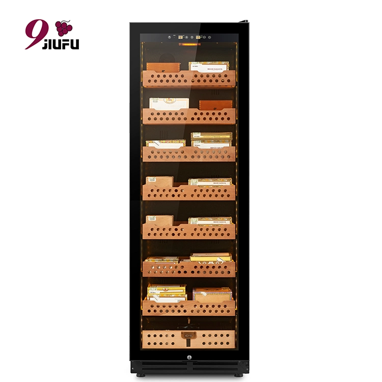 Réfrigérateur en gros Cigar Humidor 420L contrôle de l'humidité et de la température constants Fonction électrique Cigar Humidor Cigar Humidor réfrigérateur