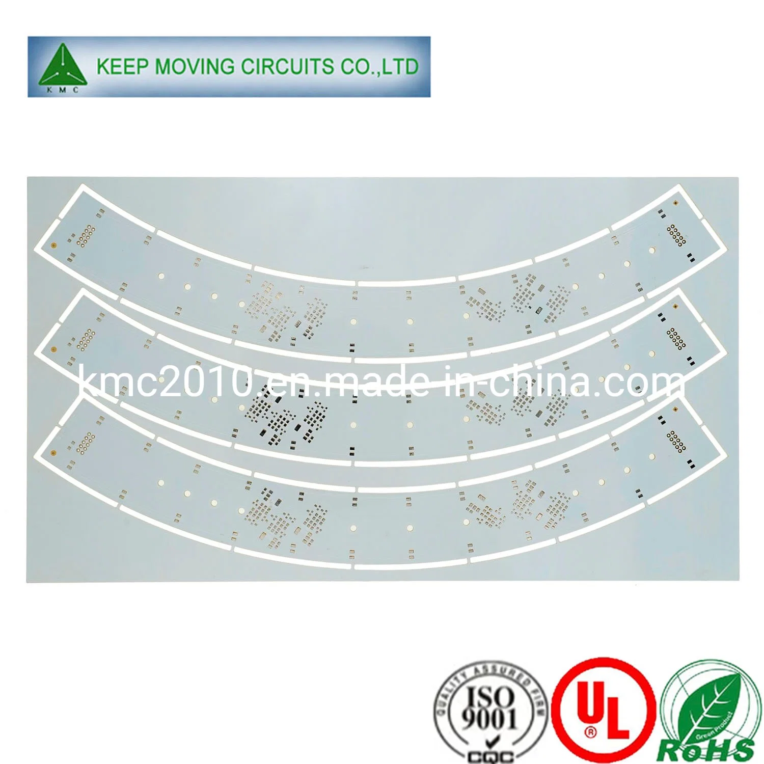 HASL Lighting Alumium LED Printed Circuit Board Copper Base 2 Layer LED