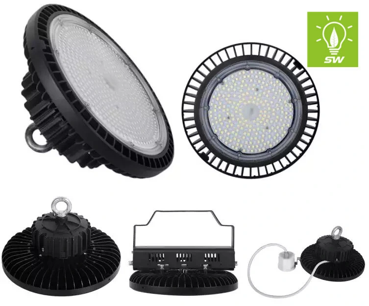 Venta caliente IP65 OVNI el aparejo de Luz precio de fábrica de iluminación exterior de 60W 80W 100W 150W 200W 300W 400W LED 500W Highbay luz para la remoción de gimnasio astillero blanco puro Warm Cool