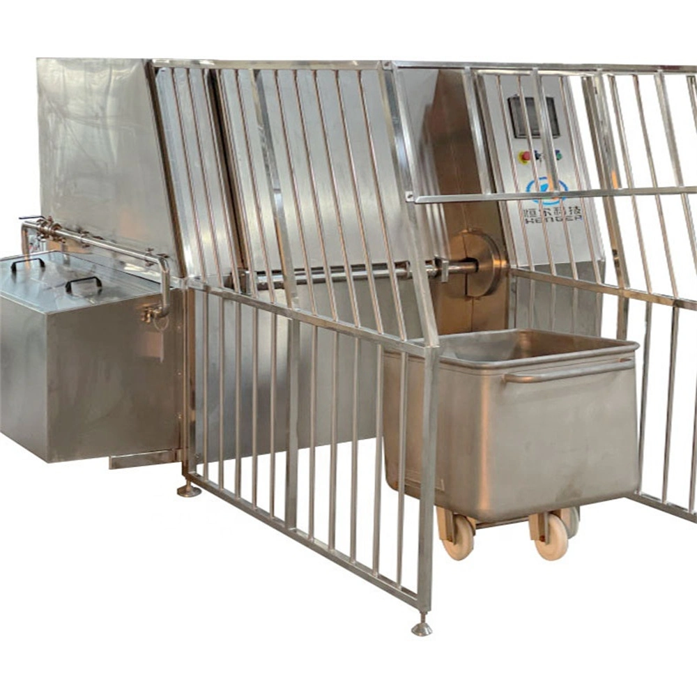 Meat Processing Plant Cleaning Machinery Meat Trolley Washing Machine