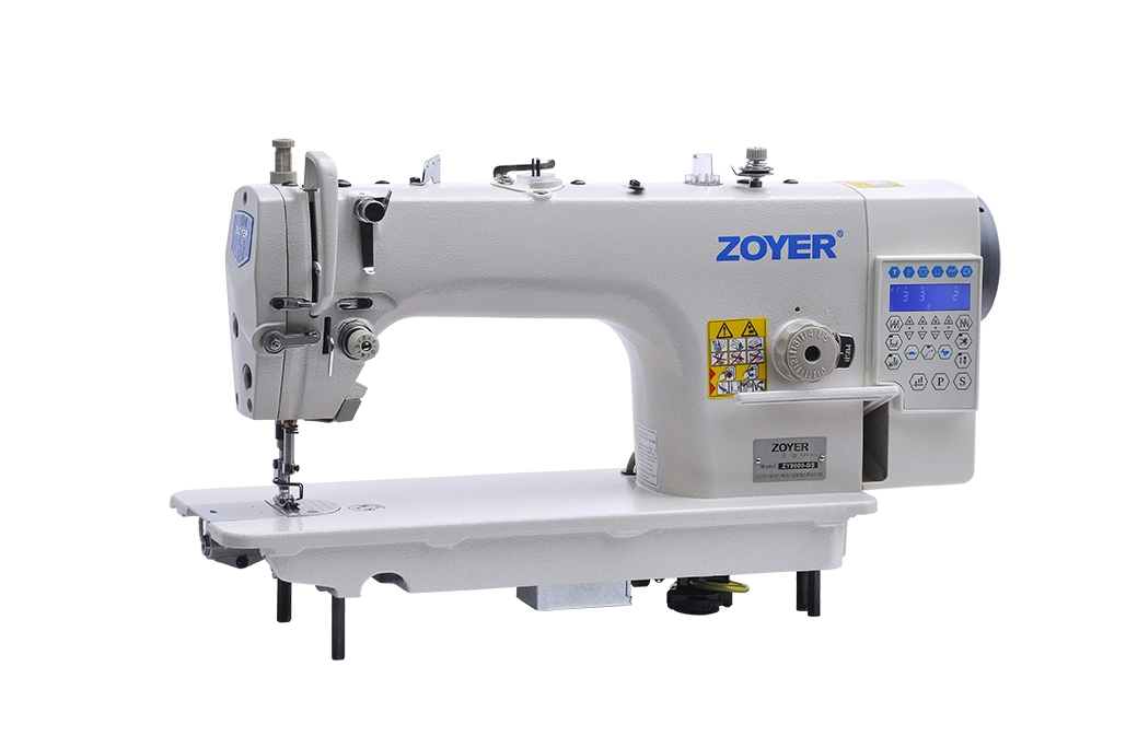 Máquina de coser industrial de alta velocidad Zy9000-D3 Zoyer Direct Drive Auto Trimmer Lockstitch