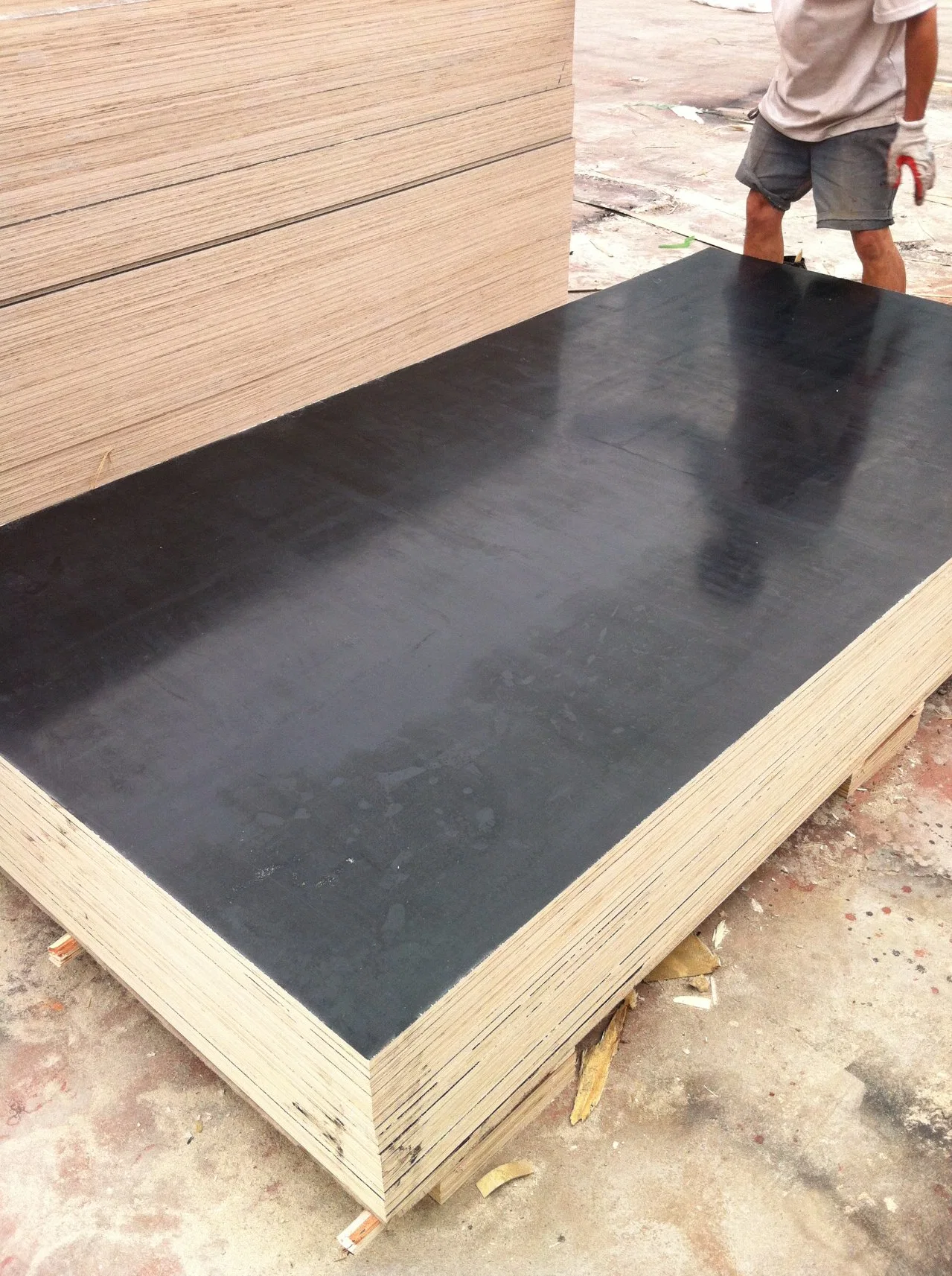 Brown/ Black/ Green/ Red Film Faced Plywood for Construction