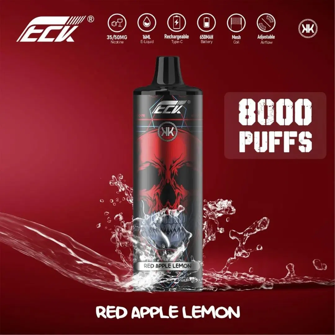 Große Puffs Lang Anhaltende Einweg Vape Kk Energy 8000 Puffs E-Zigarette Fabrik Großhandel Vapor Hookah Shisha Pen Gerät