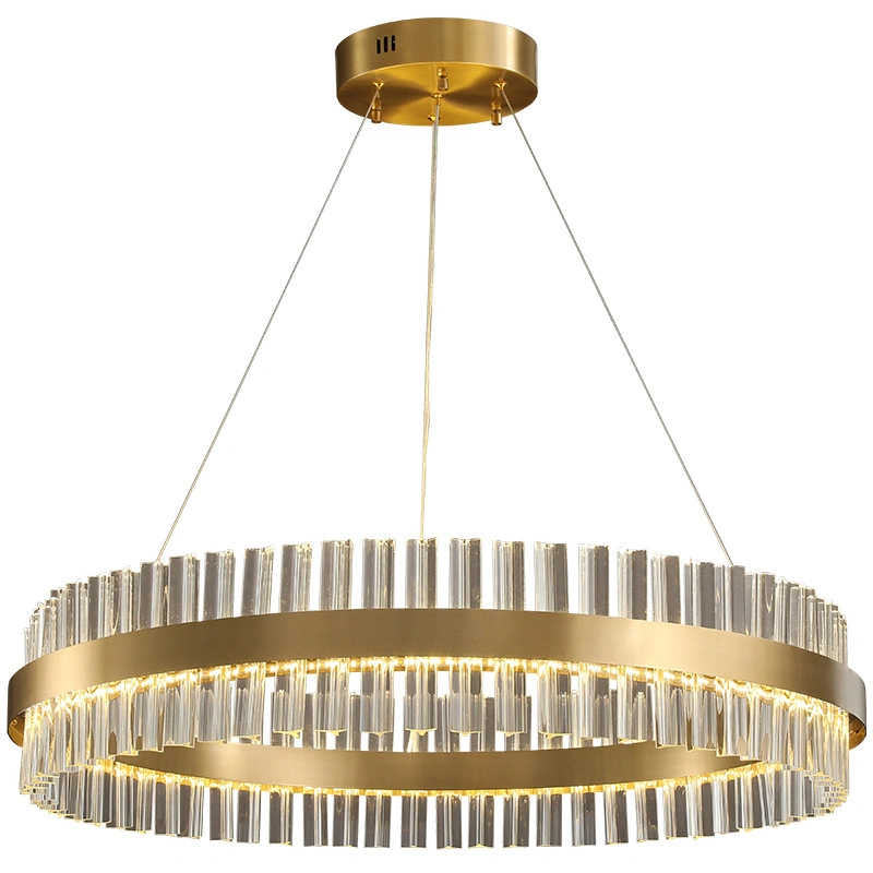 Crystal Chandelier Light Living Room Dining Room Modern Pendant Lamp Simple Luxury